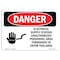 Signmission Safety Sign, OSHA Danger, 10" Height, 14" Width, Electrical Supply Station, Landscape OS-DS-D-1014-L-1200 - alternate 1